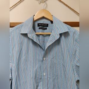 Nick Graham Stretch Modern Dress Shirt - Lg